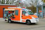 Feuerwehr Mörfelden Walldorf IVECO Daily MLF (Florian Mörfelden Walldorf 2-40) am 04.03.23 bei einem Fototermin