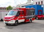 BF Darmstadt IVECO Daily GW-Hörg (Florian Darmstadt 1-59-1) am 24.05.24 bei einen Fototermin.