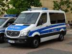 Neuer Polizei Hessen Mercedes Benz Sprinter am 26.09.15 auf der IAA in Frankfurt am Main