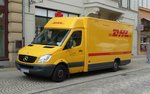 =MB Sprinter von DHL unterwegs in Annaberg-Buchholz, Juli 2016