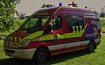 Mercedes Benz Mannschaftswagen, des CGDIS, aufgenommen am Tag der Rettungsdienste in Echternach. 22.09.2024