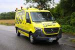 Mercedes Benz Sprinter Schwerlasttransportbegleitfahrzeug am 08.09.24 bei Maintal