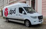 =MB Sprinter von DPD auf Zustelltour in Plauen, 12 - 2024