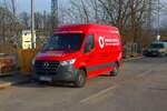 Mercedes Benz Sprinter am 16.02.25 in Hanau