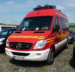 =MB Sprinter der Feuerwehr GEISLINGEN, abgestellt auf dem Parkplatz der RettMobil 2017 in Fulda - Mai 2017