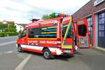 Feuerwehr Maintal Dörnigheim Mercedes Benz Sprinter ELW (Florian Maintal 1-11-1) am 08.07.23 bei einen Fototermin.