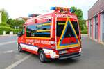 Feuerwehr Maintal Dörnigheim Mercedes Benz Sprinter ELW (Florian Maintal 1-11-1) am 08.07.23 bei einen Fototermin.