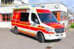 Feuerwehr Neu Isenburg Mercedes Benz Sprinter ELW (Florian Isenburg 1/11-1) am 23.03.24 bei einen Fototermin.