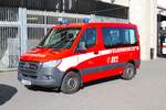 Feuerwehr Frankfurt am Main Mercedes Benz Sprinter MTW am 24.08.24 beim Leistungsvergleich Höhenrettung in Frankfurt am Main