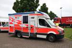 DRK Kreisverband Hochtaunus Mercedes Benz Sprinter RTW am 18.05.18 auf der RettMobil in Fulda