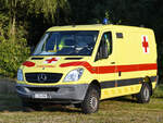 Im September 2024 war dieser Mercedes Benz Sprinter in Kleine-Brogel geparkt.