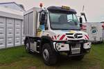 Mercedes Benz Unimog der luxemburgischen Post, war bei der Landwirtschaftsmesse in Ettelbrück zusehen.