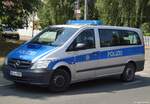 Polizei Baden-Württemberg | Polizeipräsidium Stuttgart | BWL 4-5857 | Mercedes-Benz Vito | 09.08.2015 in Stuttgart