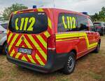 =MB Vito als MTF der Feuerwehr DORTMUND, gesehen auf dem Parkplatzgelände der RettMobil 2024 in Fulda