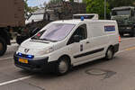 Peugeot Expert Tepee, des CGDIS, gesehen während der Vorbereitungen zur Militärparade in der Stadt Luxemburg.