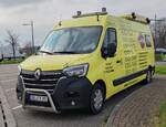 =Renault Master der FTL-Group als Begleitfahrzeug für Schwertransporte, 02-2024