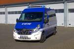 THW Groß Umstadt Renault Master MTW ZTr (Heros Groß Umstadt 21/10) am 02.02.25 bei einen Fototermin.