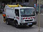Renault Maxity Mllentsorgungsfahrzeug in Annecy unterwegs. 09.2022