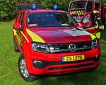 VW Amarok, der Wehr aus Echternach, war am Tag der Rettungsdienste in Echternach dabei.