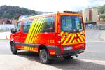 Feuerwehr Bad Orb VW Crafter MTW (Florian Bad Orb 1/19) am 29.09.24 bei einen Fototermin. Danke für das tolle Fotoshooting