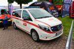 WAS Mercedes Benz Vito Elektro NEF am 12.05.23 auf dem Rettmobil in Fulda