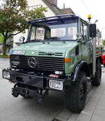 Unimog 1200, 6-Zyl.Turbodiesel, 5675ccm, 125PS, Allrad, Bauzeit 1976-88, Oldtimertreffen Waldkirch am 5.Mai 2024