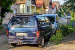 Renault Espace II von hinten, aufgenommen in Pécs (HU), Juli, 2019.