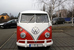 Der VW T1 war zusehn beim 1. Autofrühling im Gewerbepark Langenwolschendorf. Foto 20.03.16