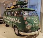 =VW T1, Bj. 1966, 1493 ccm, 44 PS, des Rennfahrers MATHE steht im Museum PROTOTYP in Hamburg, 09-2024