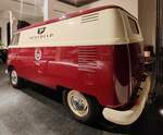 =VW T1, Bj. 1966, 1493 ccm, 44 PS, des Rennfahrers MATHE steht in Museum PROTOTYP im Hamburg, 09-2024