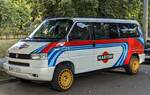 Diesen VW Transporter T4 mit Martini Design habe ich in August, 2024 aufgenommen.