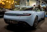 Aston Martin DB11 (Rückansicht). Foto: Auto Zürich, November 2016.