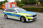 Autobahnpolizei Langenselbold BMW 5er FustW am 18.08.24 beim Tag der offenen Tür der Feuerwehr Langenselbold