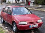 Citroen AX, gesehen in November, 2024.