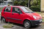 Daewoo Matiz I Facelift in der Farbe SUper Red. Foto: 09.2024.