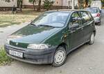 Fiat Punto Mk1 in der Farbe Verde Garden. Foto: August, 2024.