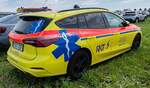 =Ford Focus von RKT-Holding Regensburg steht im Mai 2024 auf dem Besucherparkplatz der RettMobil in Fulda