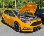 =Ford Focus ST, gesehen beim Automobiltreffen  TIEF AM TEICH  auf dem Hünfelder Festplatz im August 2024