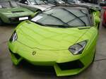 Lamborghini Aventador LP 700-4 Roadster im Farbton verde mantis aus dem Jahr 2014.