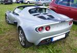 Lotus Elise S2, englischer Roadster, Heckansicht, Aug.2024