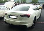 Heckansicht des Maserati Ghibli der Seria 3.  Forza Italia  = Oldtimertreffen für italienische Fahrzeuge am 30.05.2024 an Mo´s Bikertreff in Krefeld.