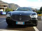 Frontansicht eines Maserati Quattroporte Baujahr 2007.