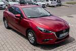 Mazda 3 Mk3 in Soul Red Metallic. Foto: Juli, 2024.