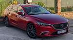 Mazda 6 Station Wagon der dritten Generation (pre-Facelift) in der Farbe Soul Red. Foto: 08.2024