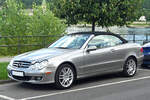 Mercedes CLK 350 Cabrio am Rheinufer in Remagen - 25.08.2024