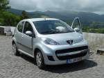 Peugeot 107, unsere Inselkutsche auf Sao Miguel/Azoren im Juli 2013