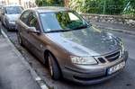 Saab 9-3 aus 2004, gesehen in August 2020.