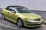 Saab 9-3 Cabriolet (Farbe: Lime Yellow) gesehen in September, 2024