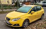 Diesen gelben Seat Ibiza Mk4 (Amarillo Crono heißt die Farbe) habe ich in Dezember 2020 fotografiert.