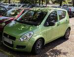 Suzuki Splash in der Farbe Splash Green.